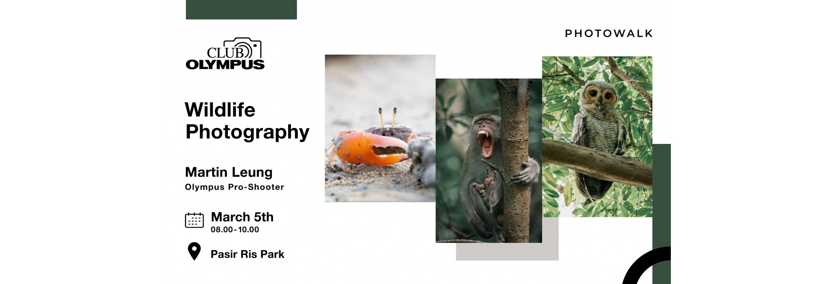 Wildlife Photography Photowalk with Olympus (5 March 22)